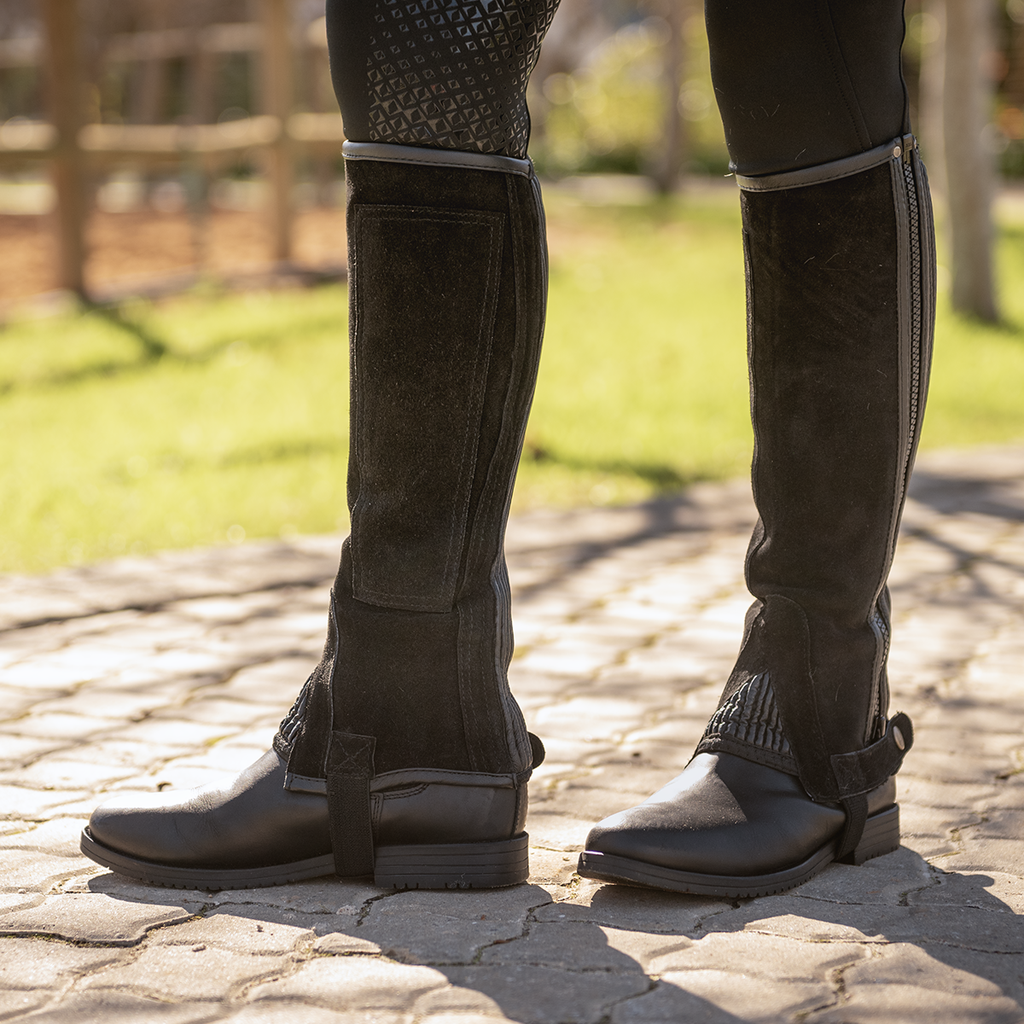 Equileisure Suede Leather Chaps - Adults