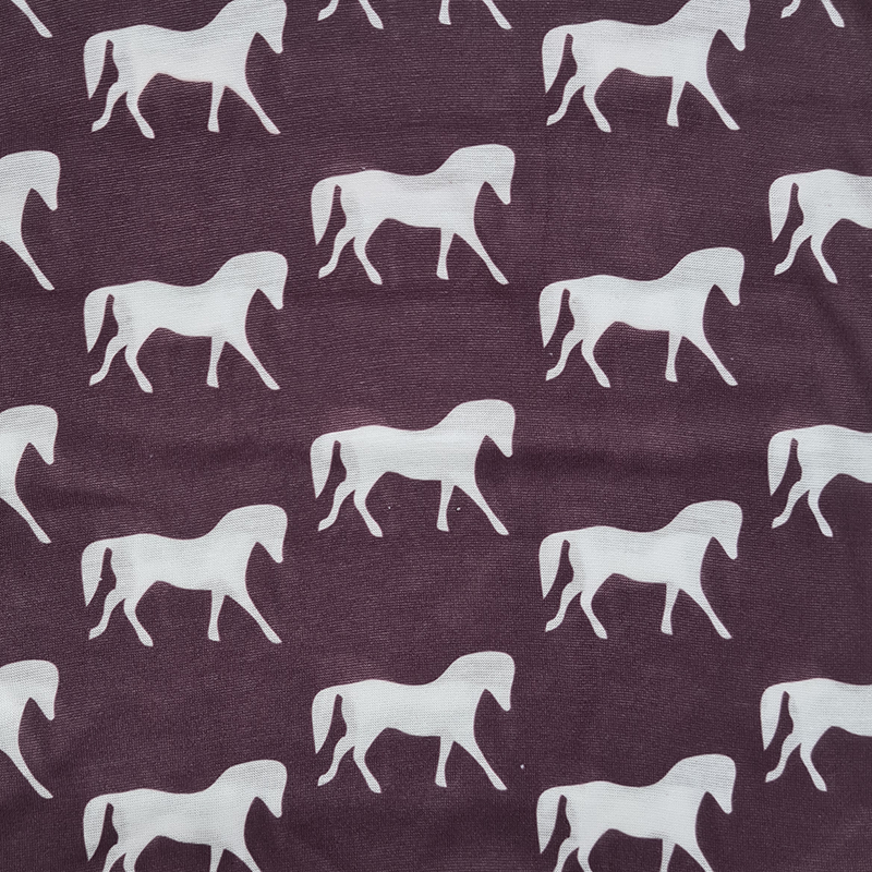 Buff, Horse Print