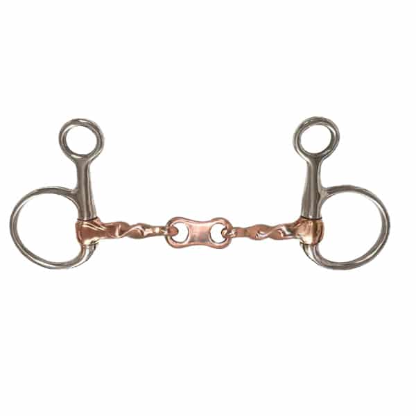 Filet Baucher Snaffle Twisted Copper French Link 