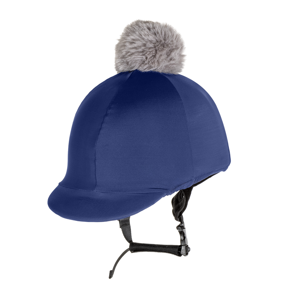 EquiStyle Lycra Helmet Cover - Single Pom