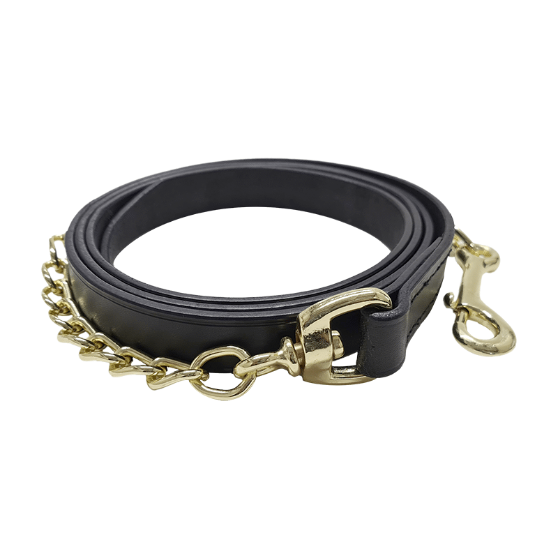 Capriole Leather Lead with Heavy Chain