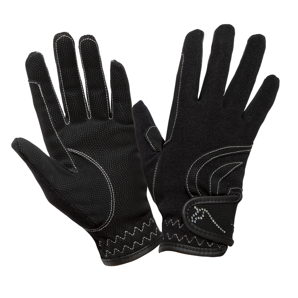 Equileisure Gloves Digital Diamante Gloves 