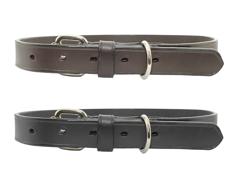 Dog Collar Plain Leather