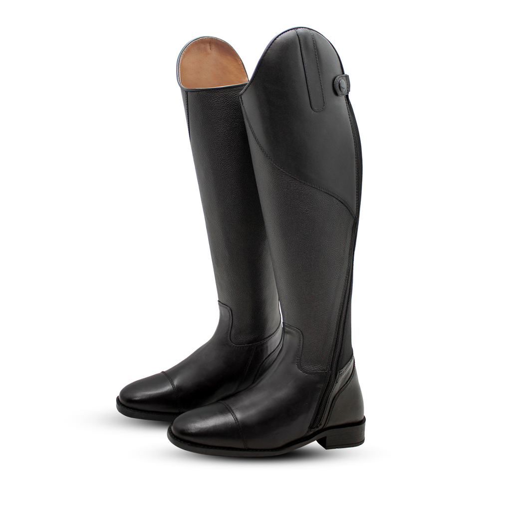 Equistride Outlander Long Boots - Black Slim Fit