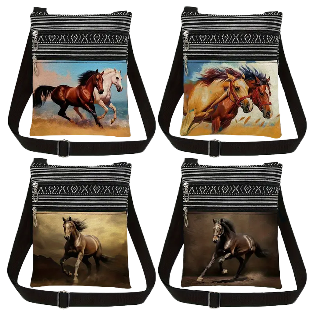 Crossbody Slingbag Horse Print