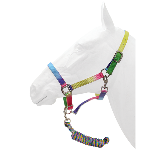 EquiStyle Rainbow Halter with Lead