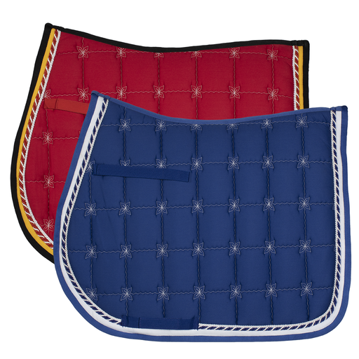 GP Square Numnah with Flower Pattern