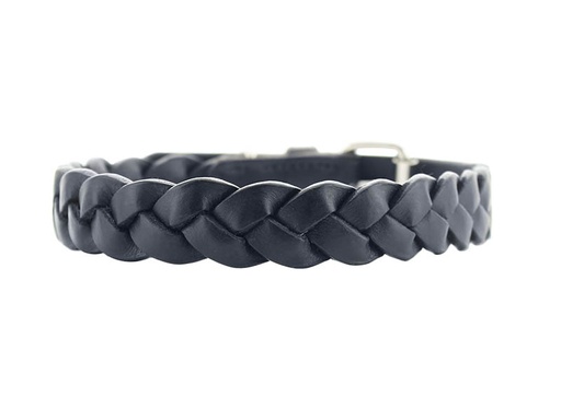Dog Collar - Leather Plaited