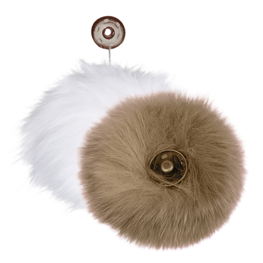 Clip on Faux Fur Pom Pom