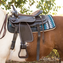 Western Saddle with Suede Seat