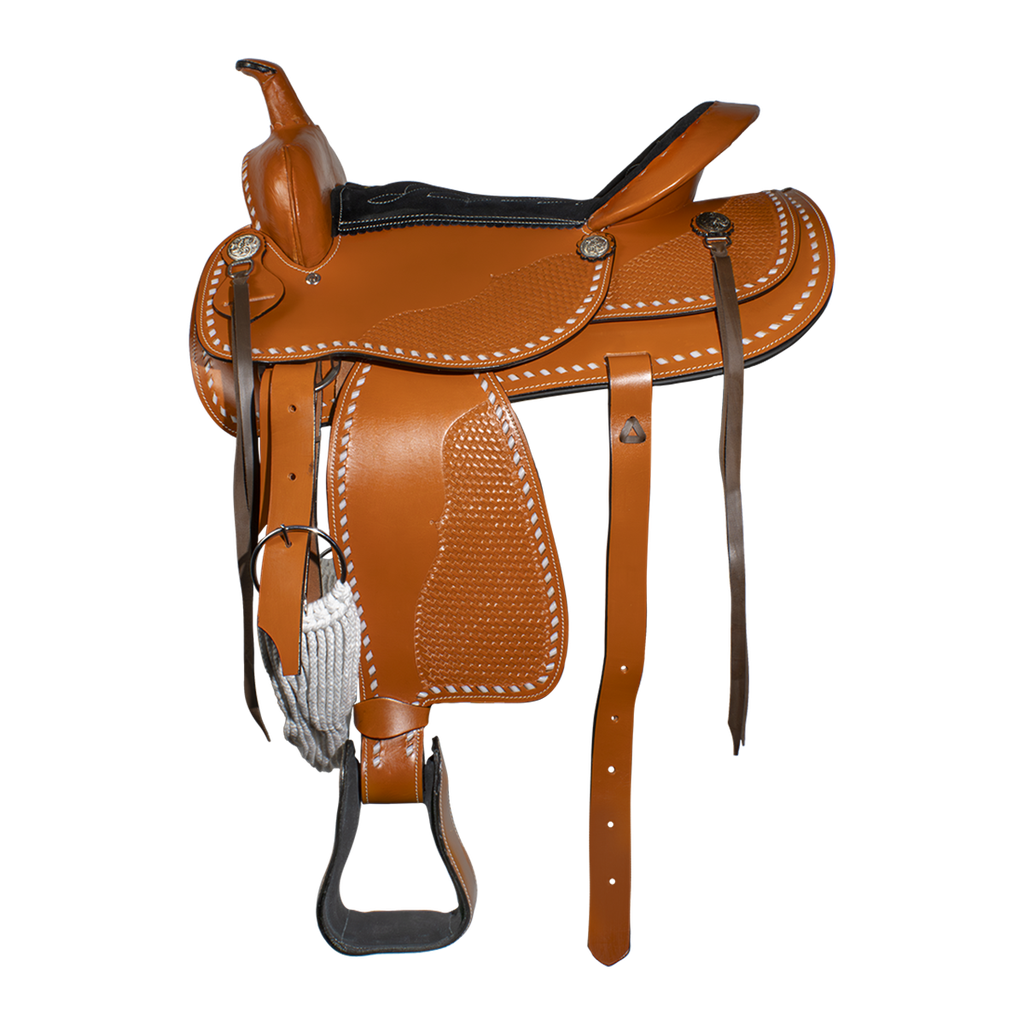 Western Saddle with Suede Seat