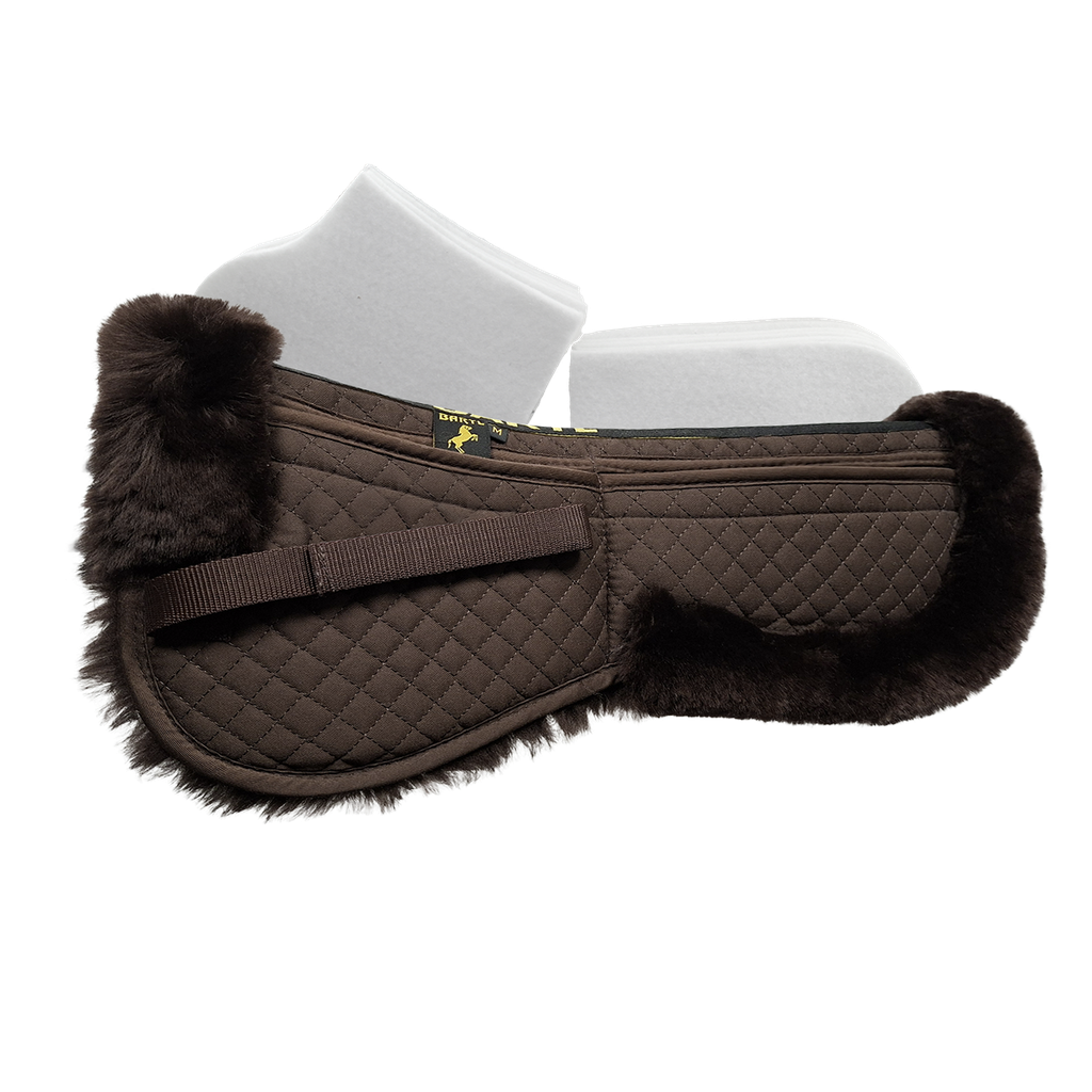 Bartl Sheepskin Back Pad Pocket with Felt Inserts