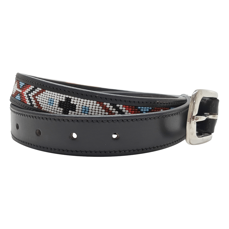 Leather Belt, African Style