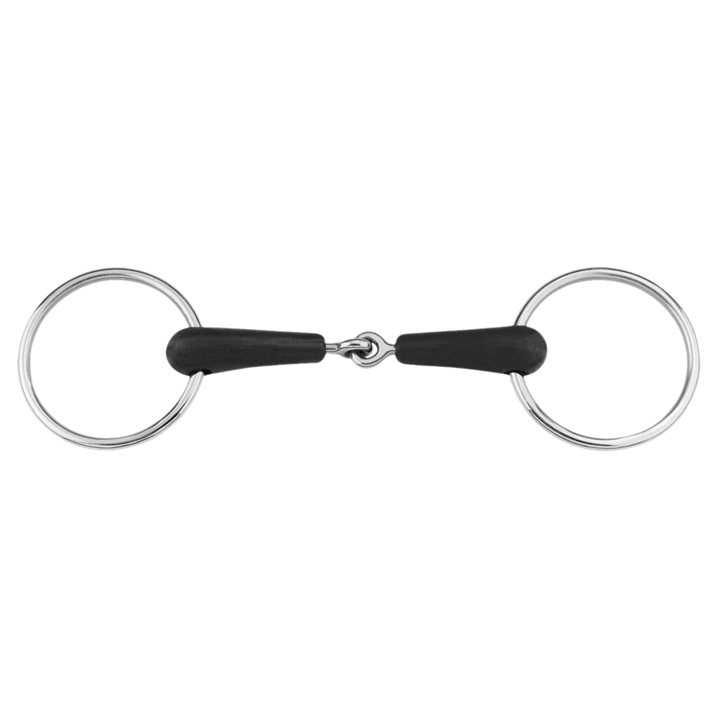 Loose Ring Snaffle Rubber Jointed Bit