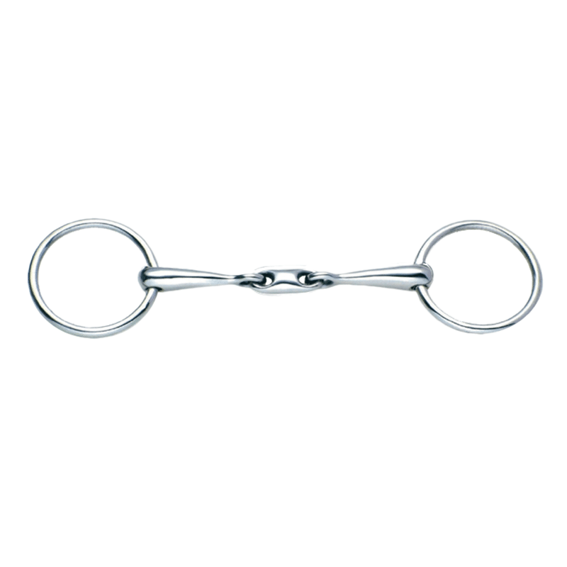 Loose Ring Snaffle Bit with Elliptical Link