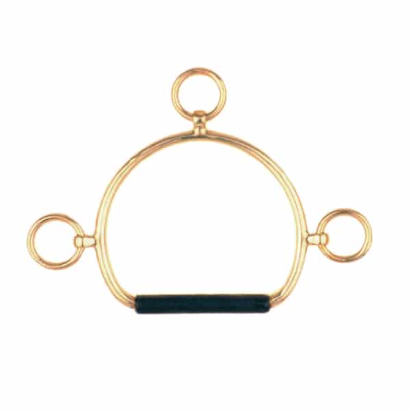 Brass Chifney Bit with Rubber Mouth