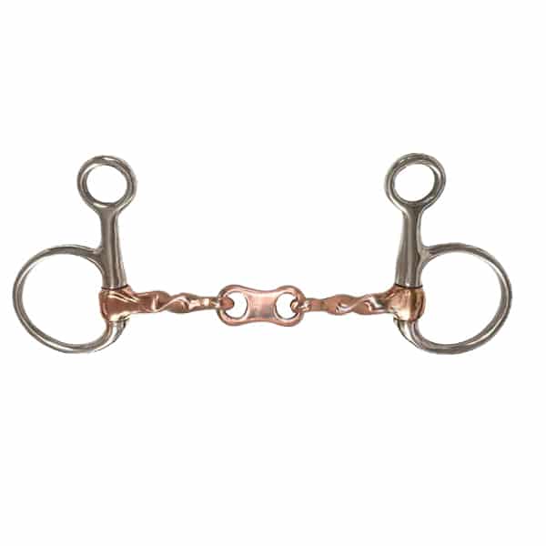 Filet Baucher Twisted Copper, French Link Bit