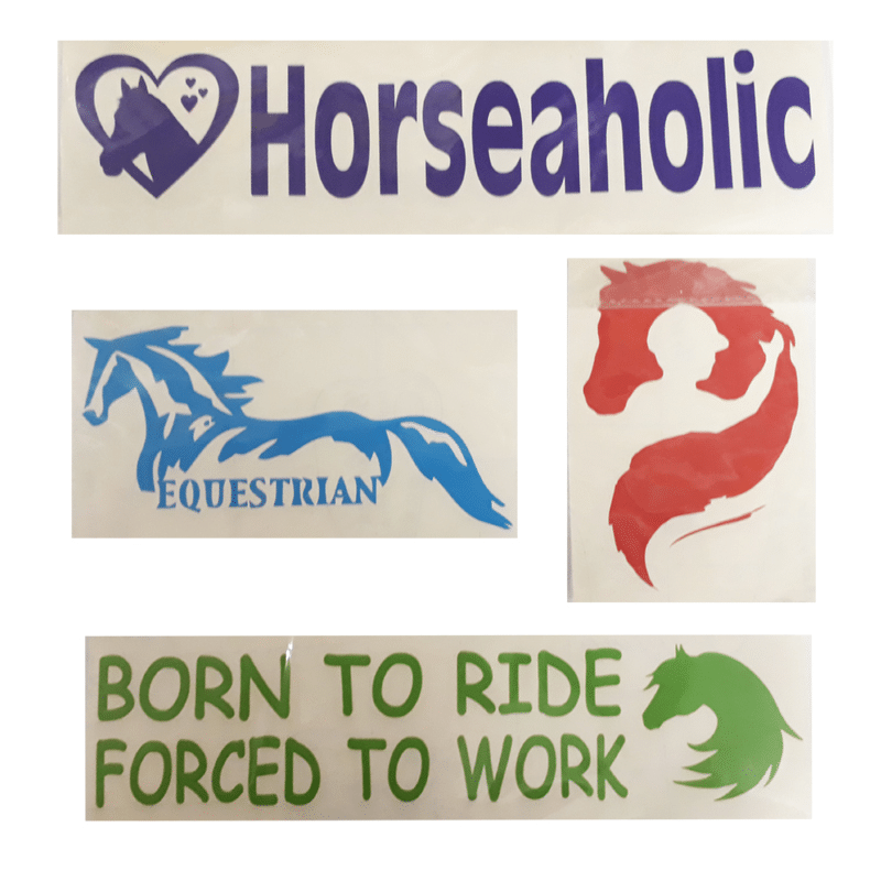Vinyl & Bumper Stickers, Horses