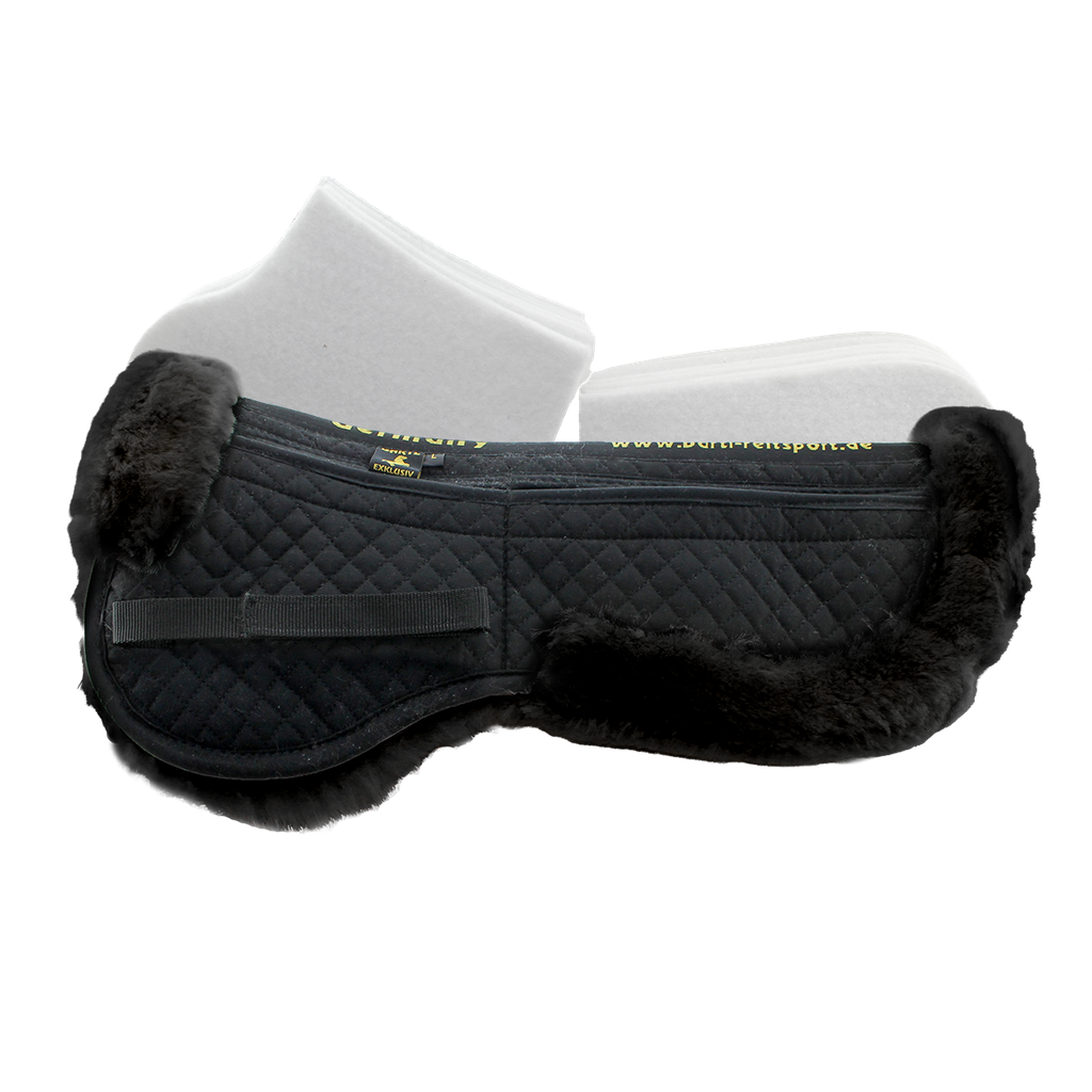 Bartl Sheepskin Back Pad Pocket with Felt Inserts