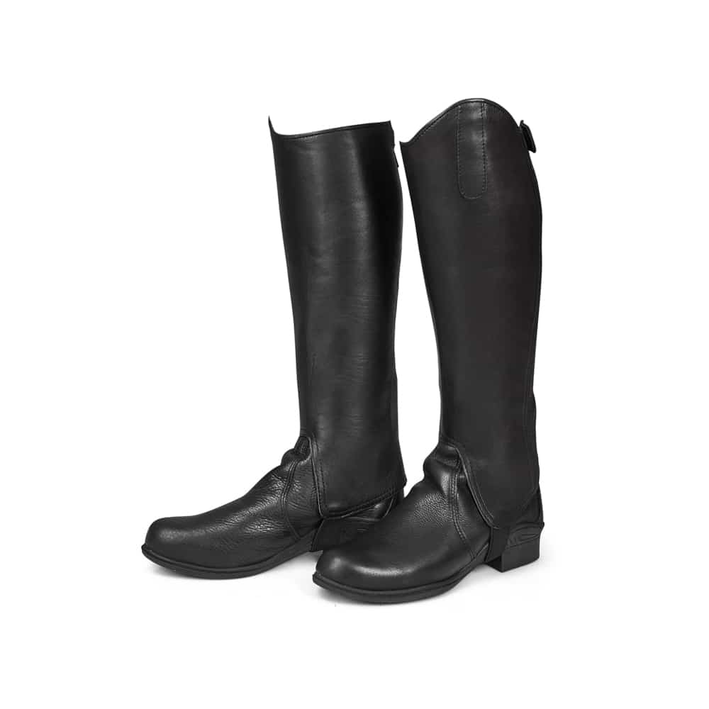 Gaiters Cow Leather with Curved Zip Disc