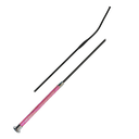 Dressage Whip Sparkle Handle & Silver Cap 110cm