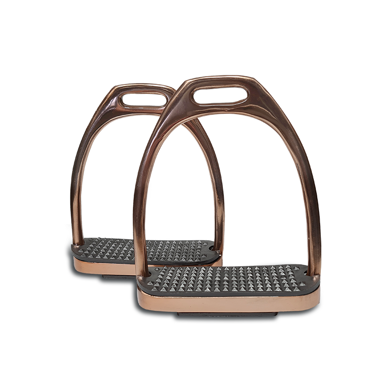 Rose Gold Stainless Steel Stirrup Irons