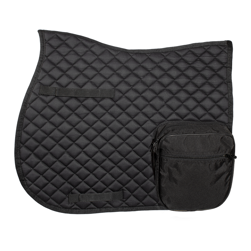GP Square Numnah with Side Bag