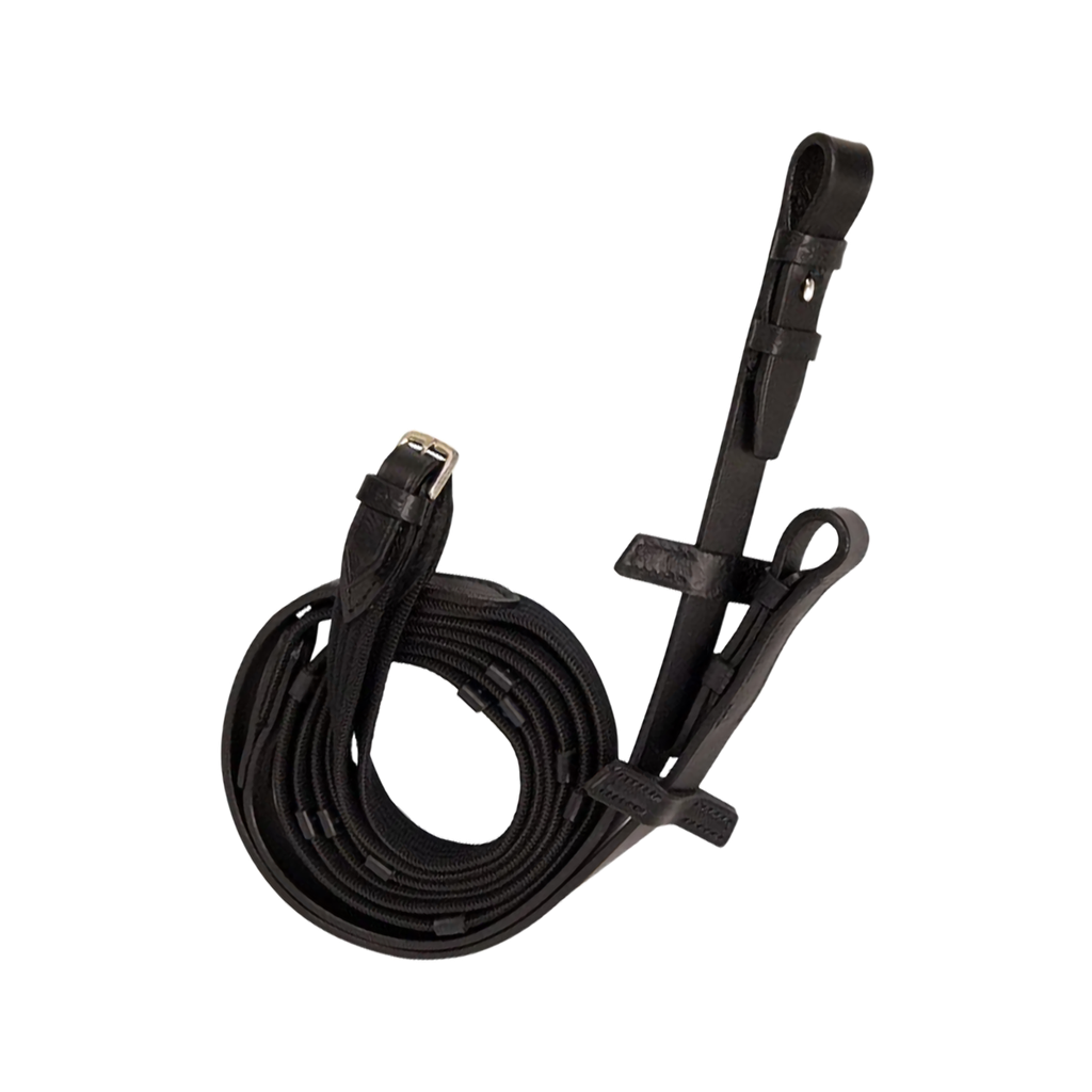 Stübben Narrow Web Reins with 5 Leather Stops