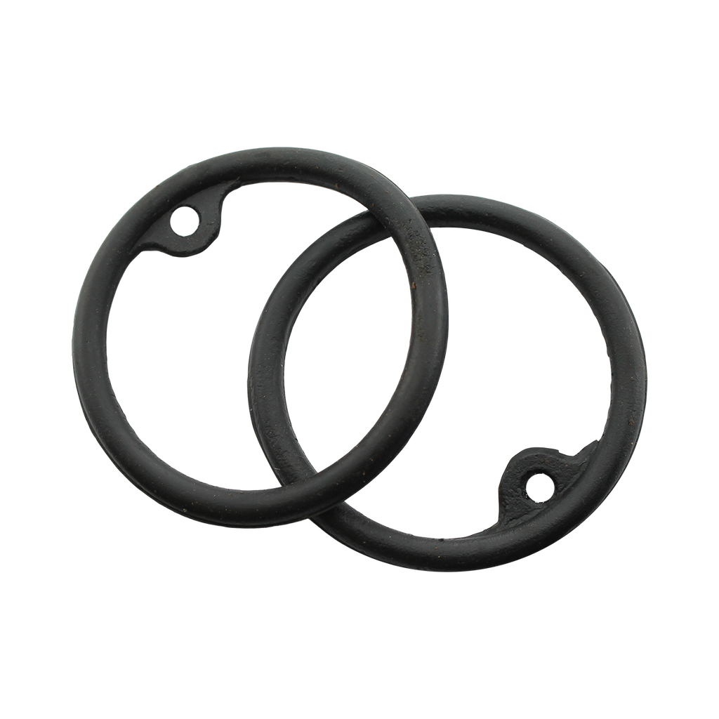 Rubber Peacock Rings