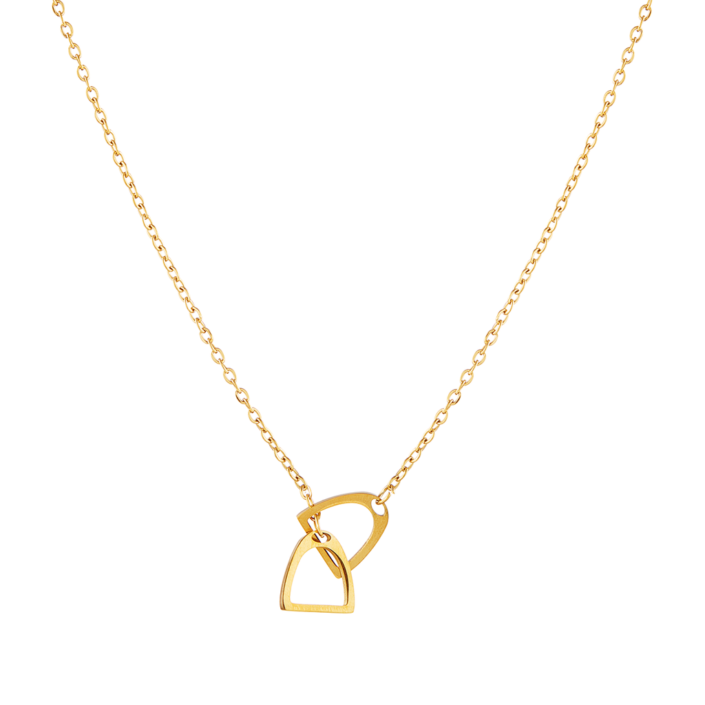 Necklace Interlinked Stirrups