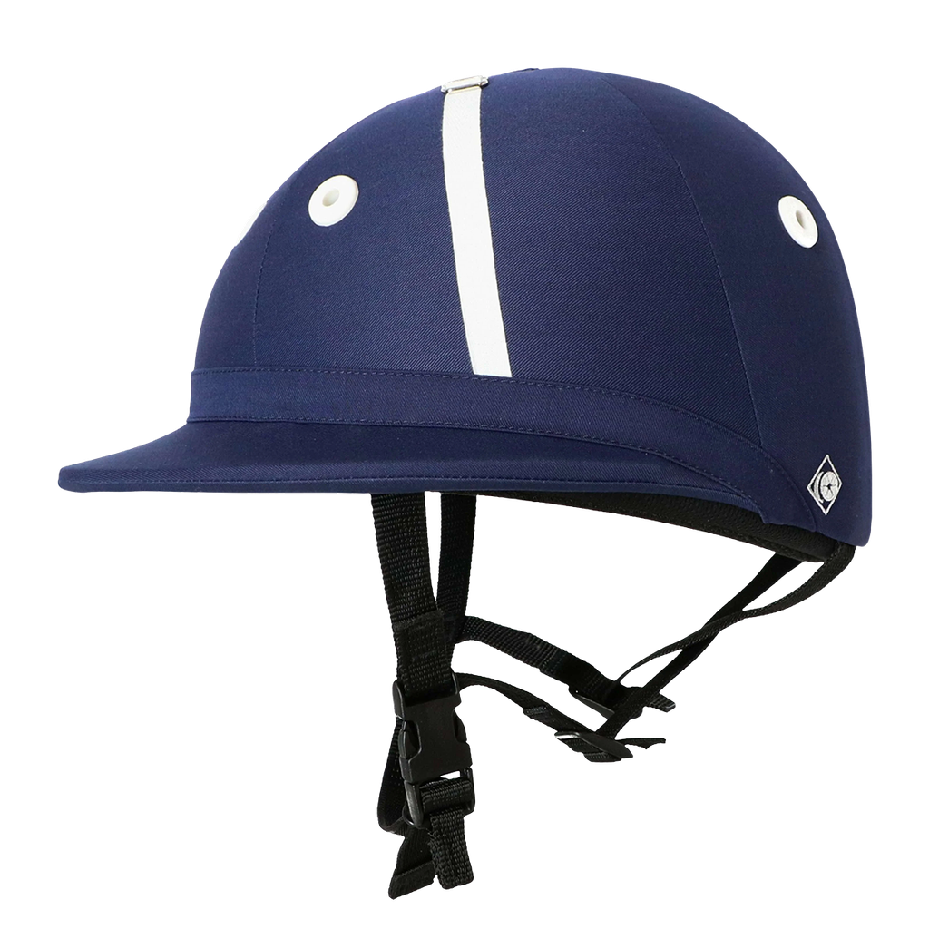 Charles Owen Young Rider Polo Helmet - Navy