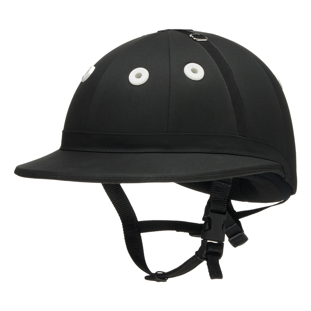 Charles Owen Young Rider Polo Helmet - Black