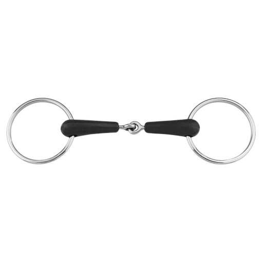 Loose Ring Snaffle Rubber Jointed Bit