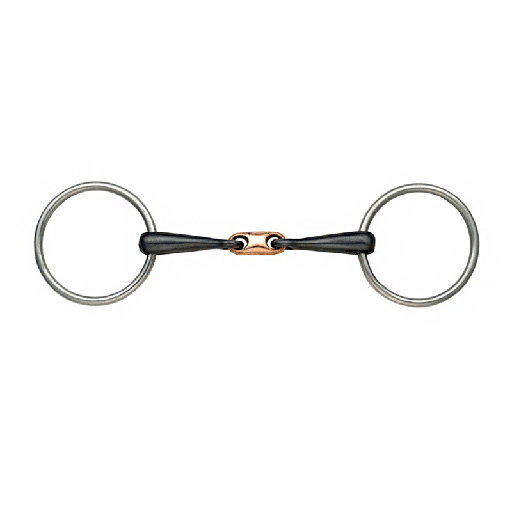 Loose Ring Snaffle Sweet Iron Elliptical Copper Link