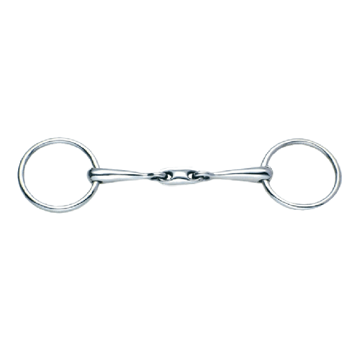 Loose Ring Snaffle Bit with Elliptical Link