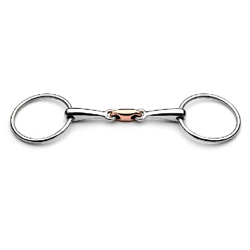 Loose Ring Snaffle Bit with Copper Elliptical Link