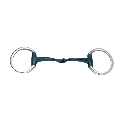 Eggbutt Snaffle Curved Sweet Iron 
