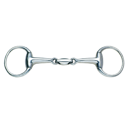 Eggbutt Snaffle Bit with Elliptical Link