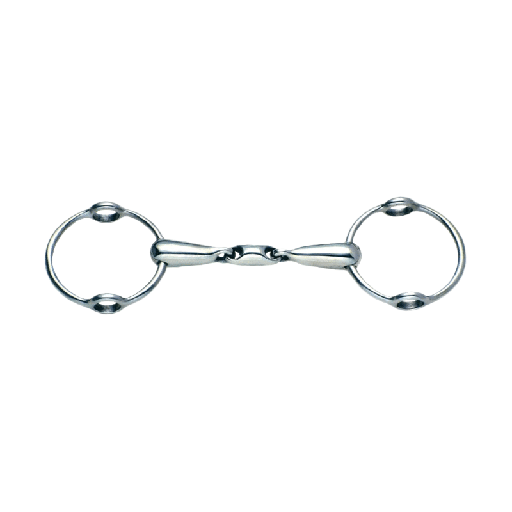 Loose Ring Gag Bit with Elliptical Link