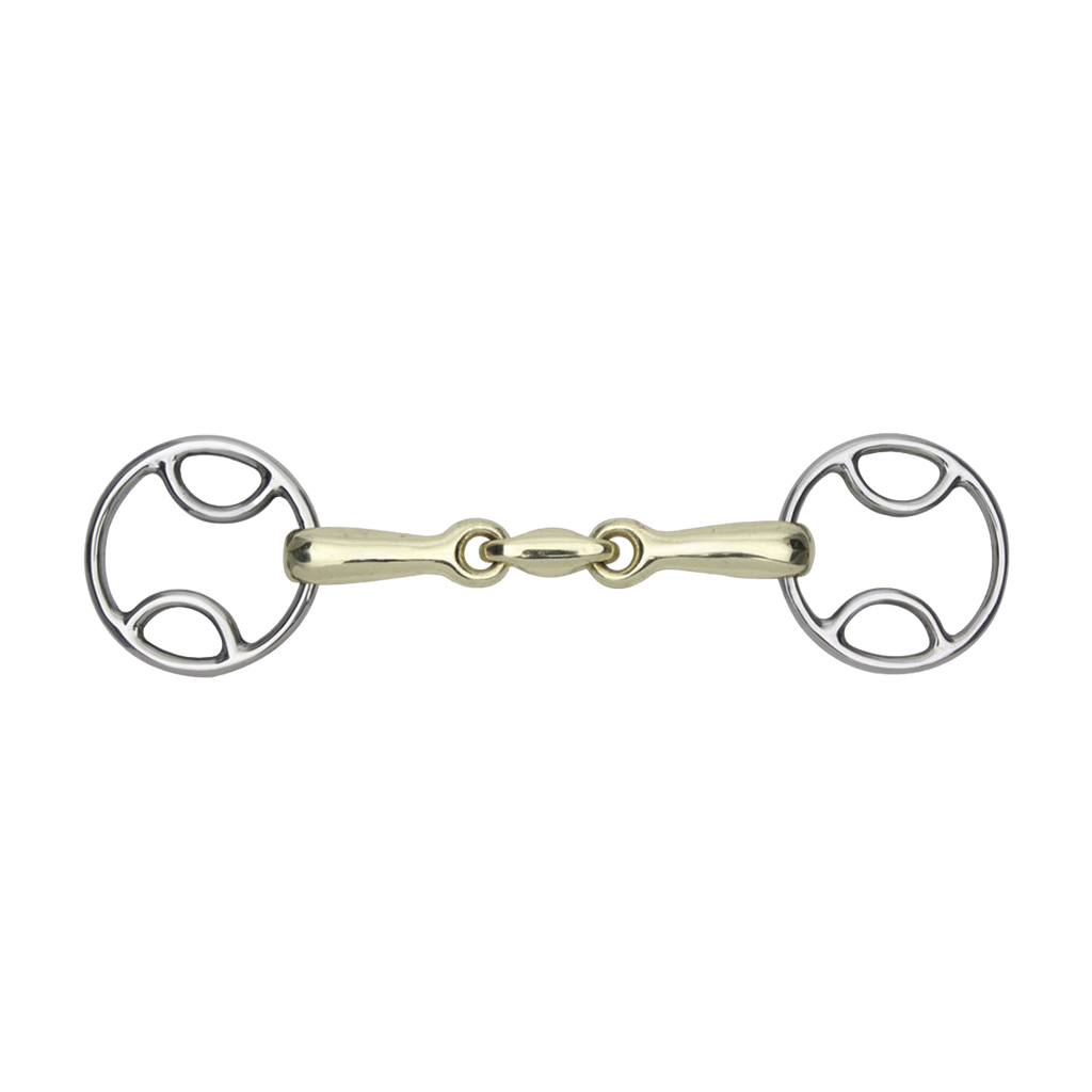 Beval Bit Brass Elliptical Link