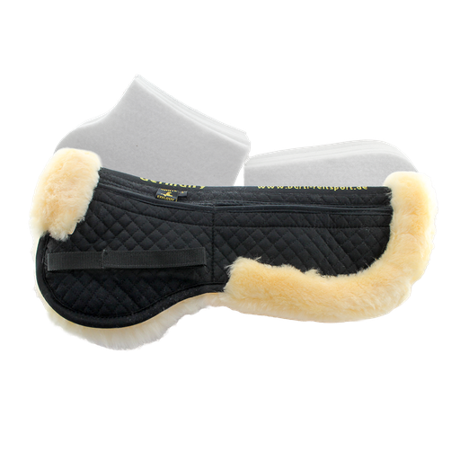 Bartl Sheepskin Back Pad Pocket with Felt Inserts