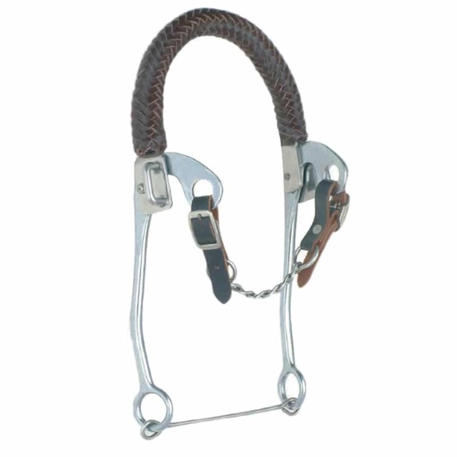 Hackamore with Braided Noseband