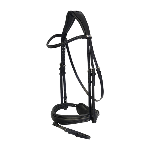 Stübben Switch Snaffle Bridle with Combined Noseband