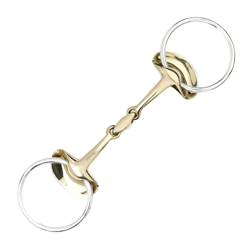 Stübben Golden Wings Snaffle Bit Double Broken