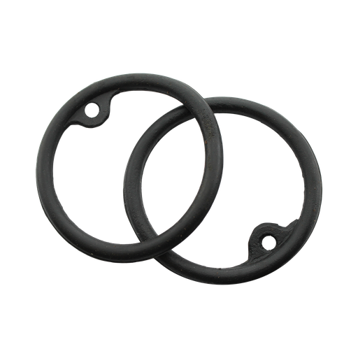 Rubber Peacock Rings