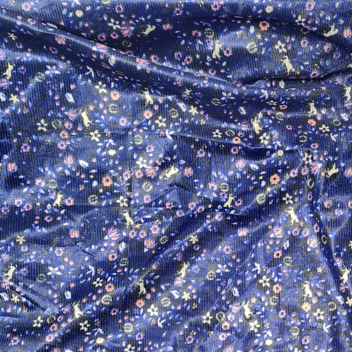 Fly Sheet Combo with Navy Bloom Print