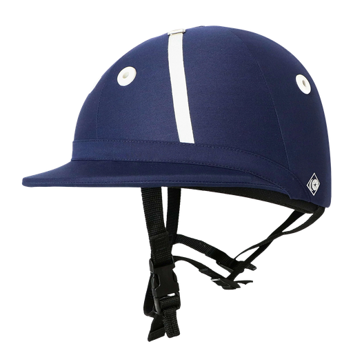 Charles Owen Young Rider Polo Helmet - Navy