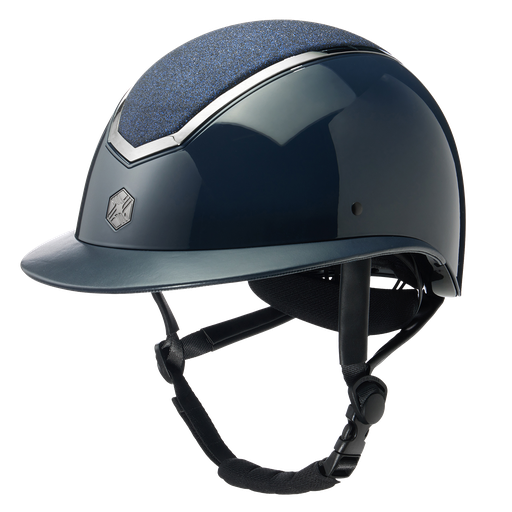 Charles Owen Kylo Navy Sparkly Helmet with MIPS - Wide Peak